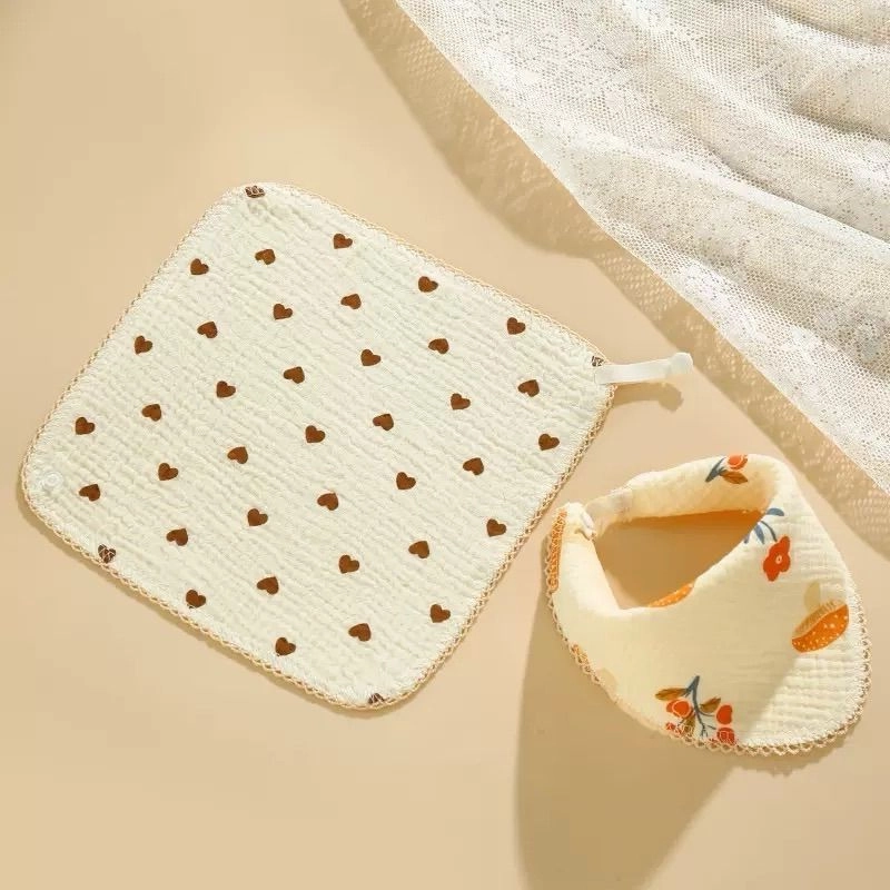 Muslin Face Towel Cum Bib