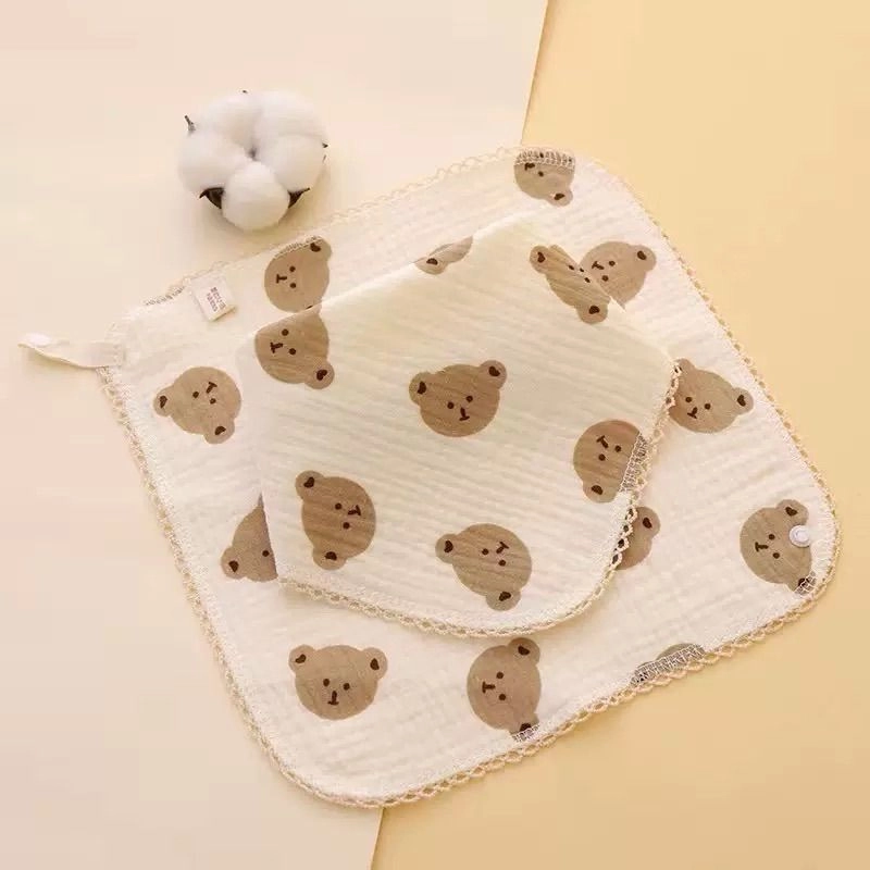 Muslin Face Towel Cum Bib 4