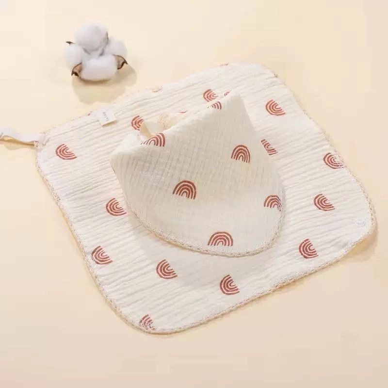 Muslin Face Towel Cum Bib 5