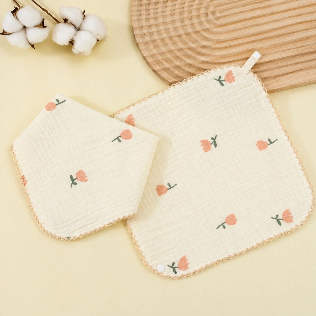 Muslin Face Towel Cum Bib 6