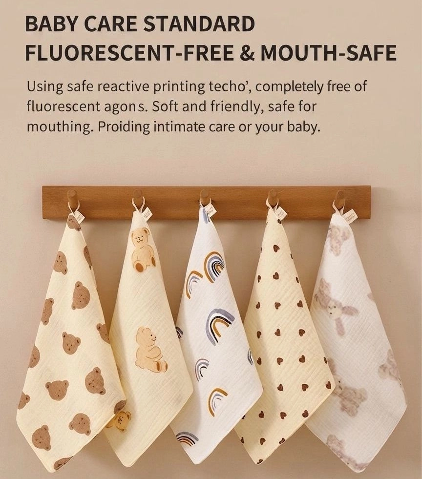 Muslin Face Towel 6