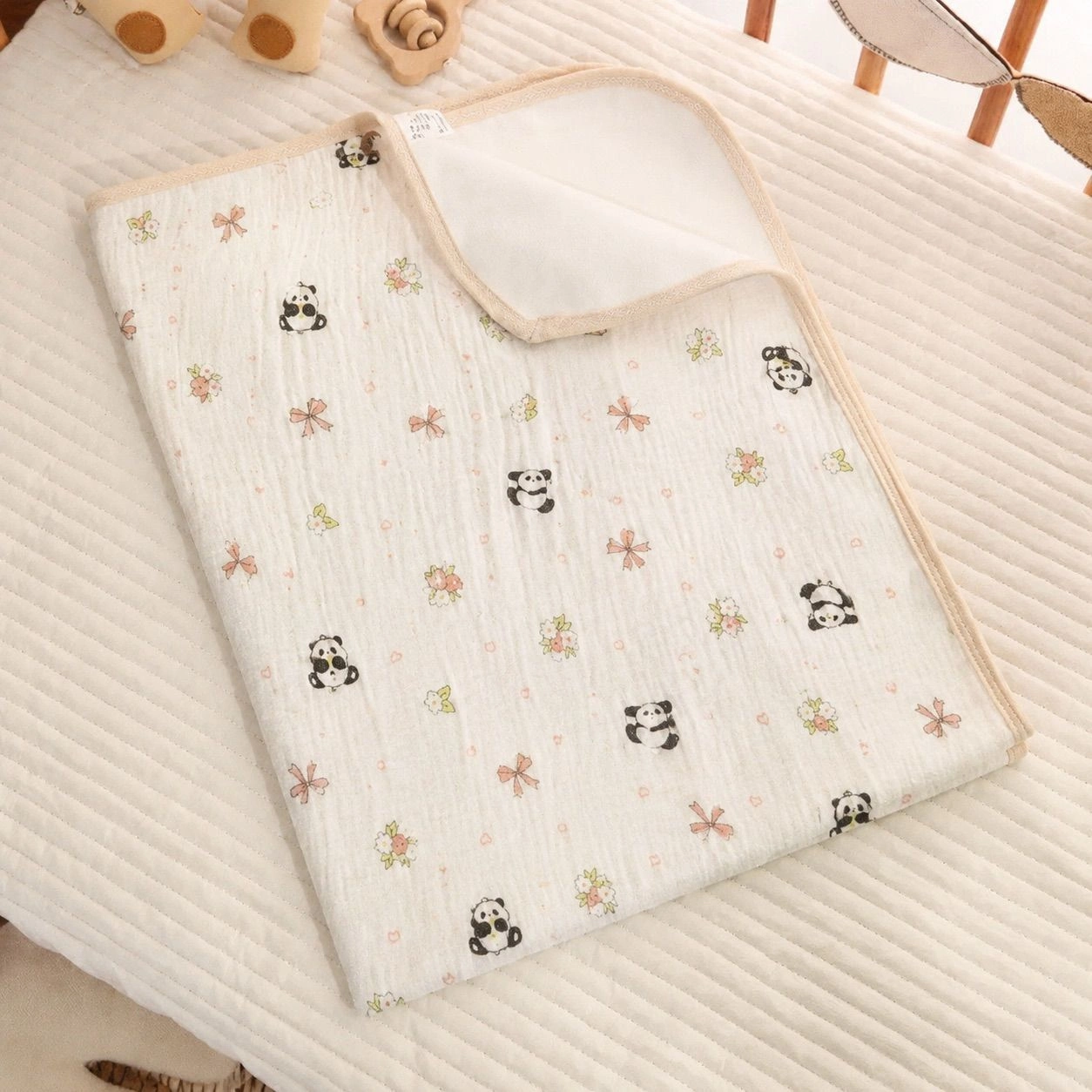 Muslin Waterproof Dry Sheet -Large 7