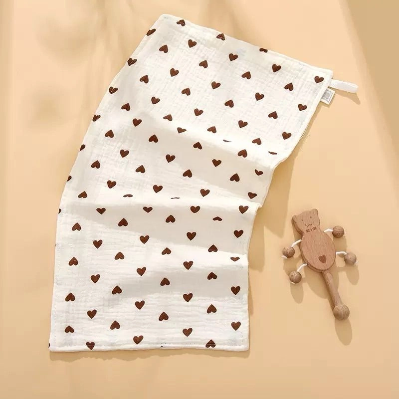 Rectangular Muslin Burp Cloth 5