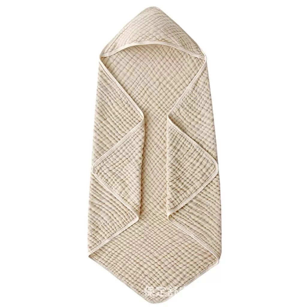 6-Layer Muslin Hooded Bath Towel