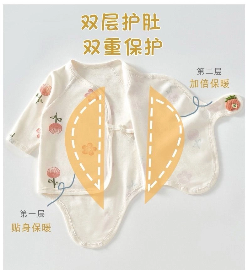 Organic Cotton Kimono Onesies 5