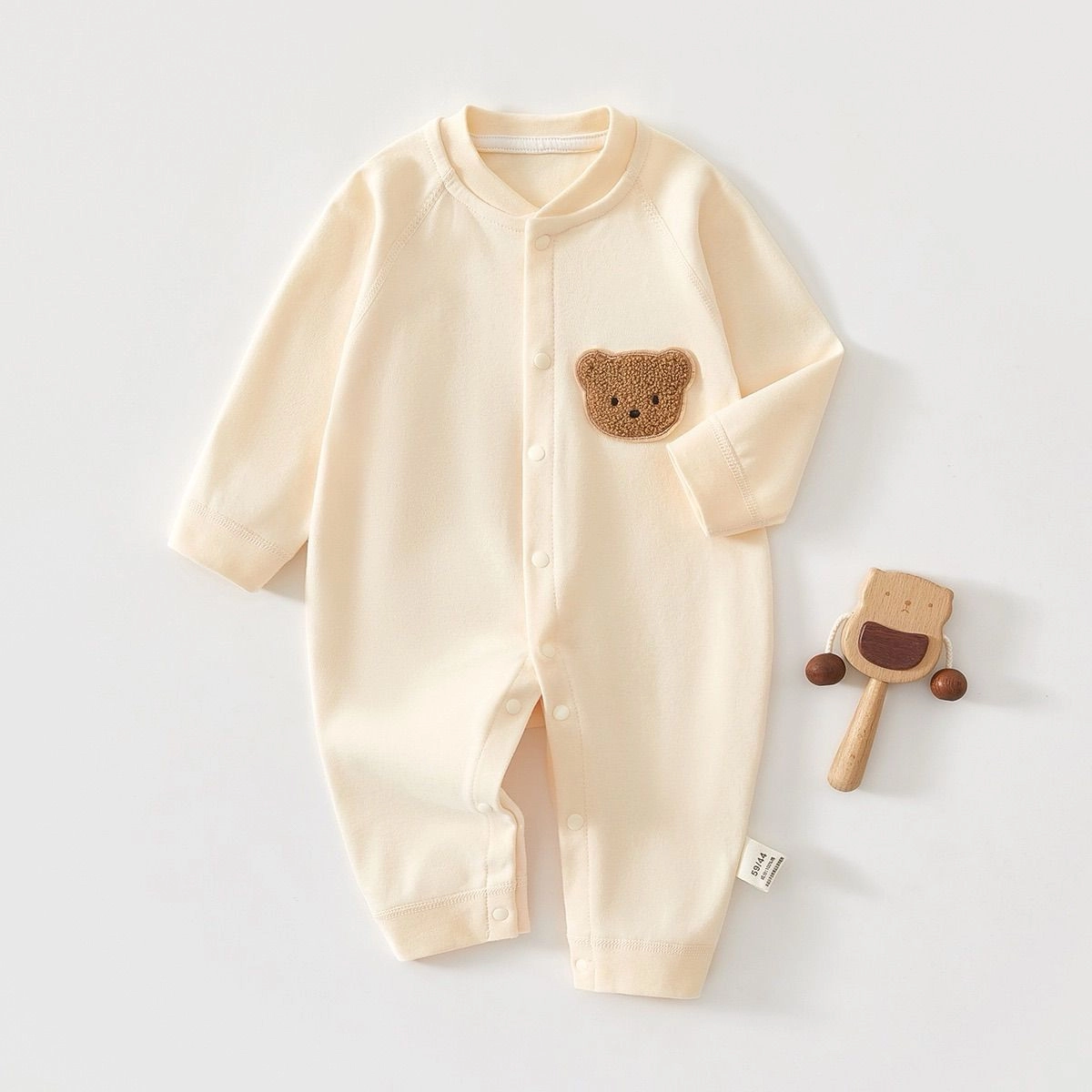 Teddy Patch Romper 1