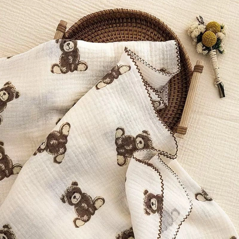 4 Layer Muslin Blanket - Curved edge