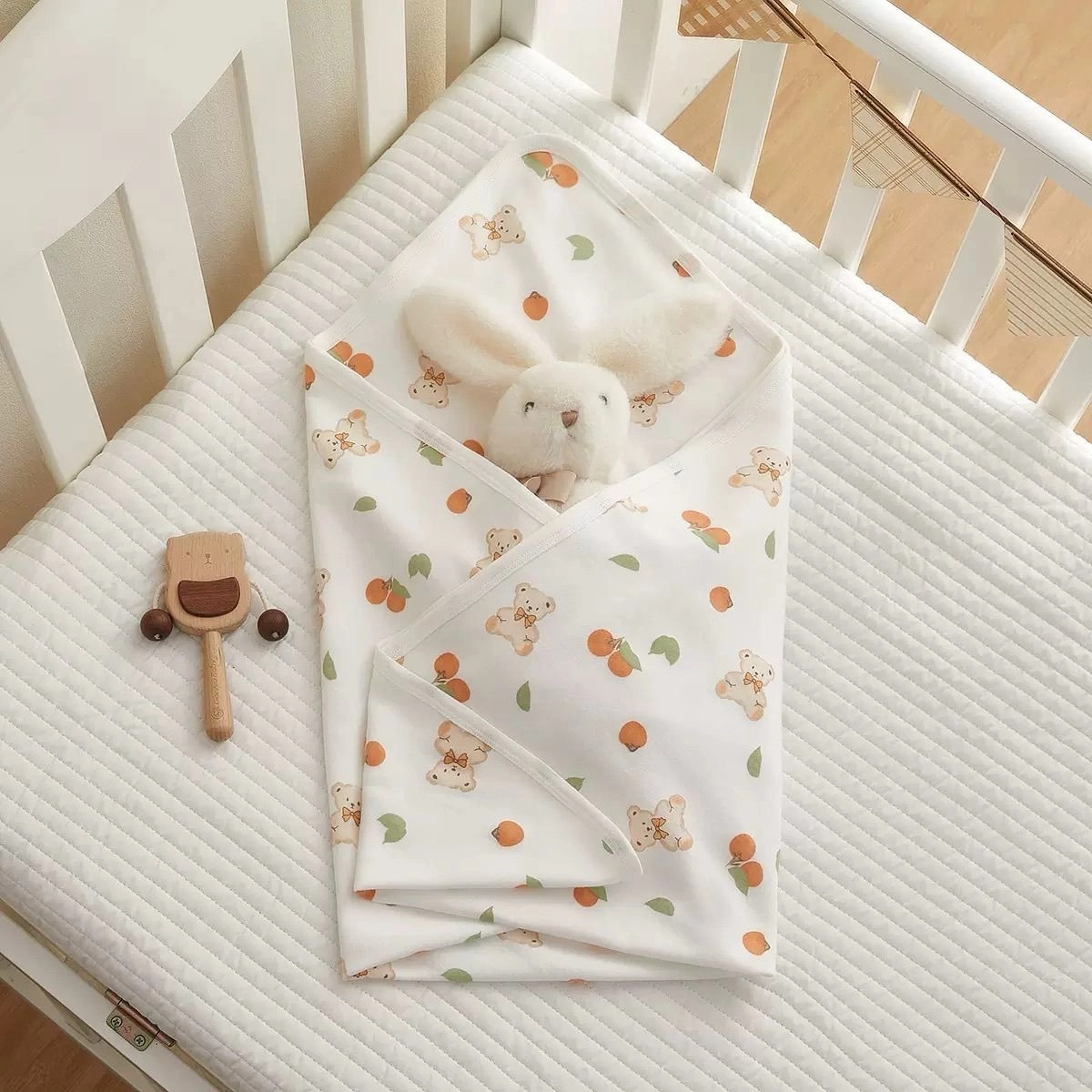 Pure Cotton Baby Swaddle Wrap