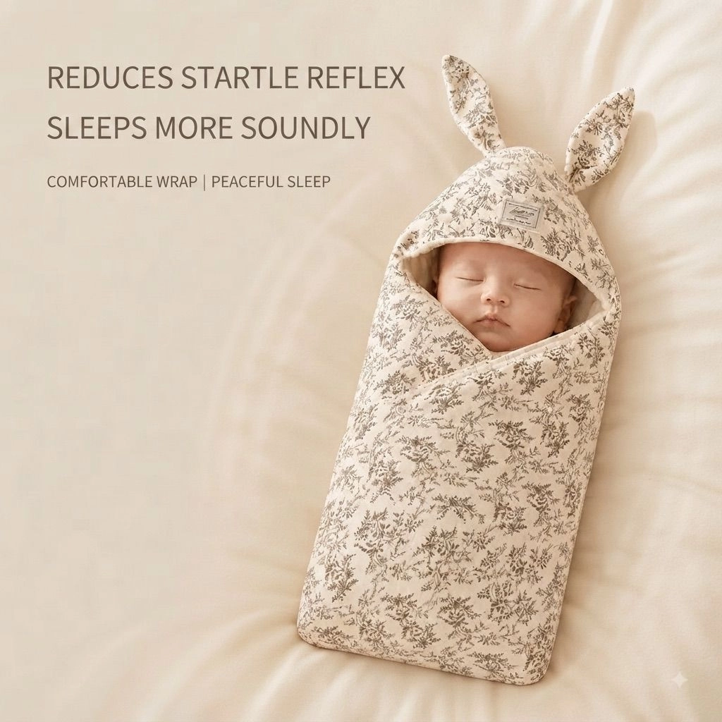 Muslin Hooded Quilted Blanket 6