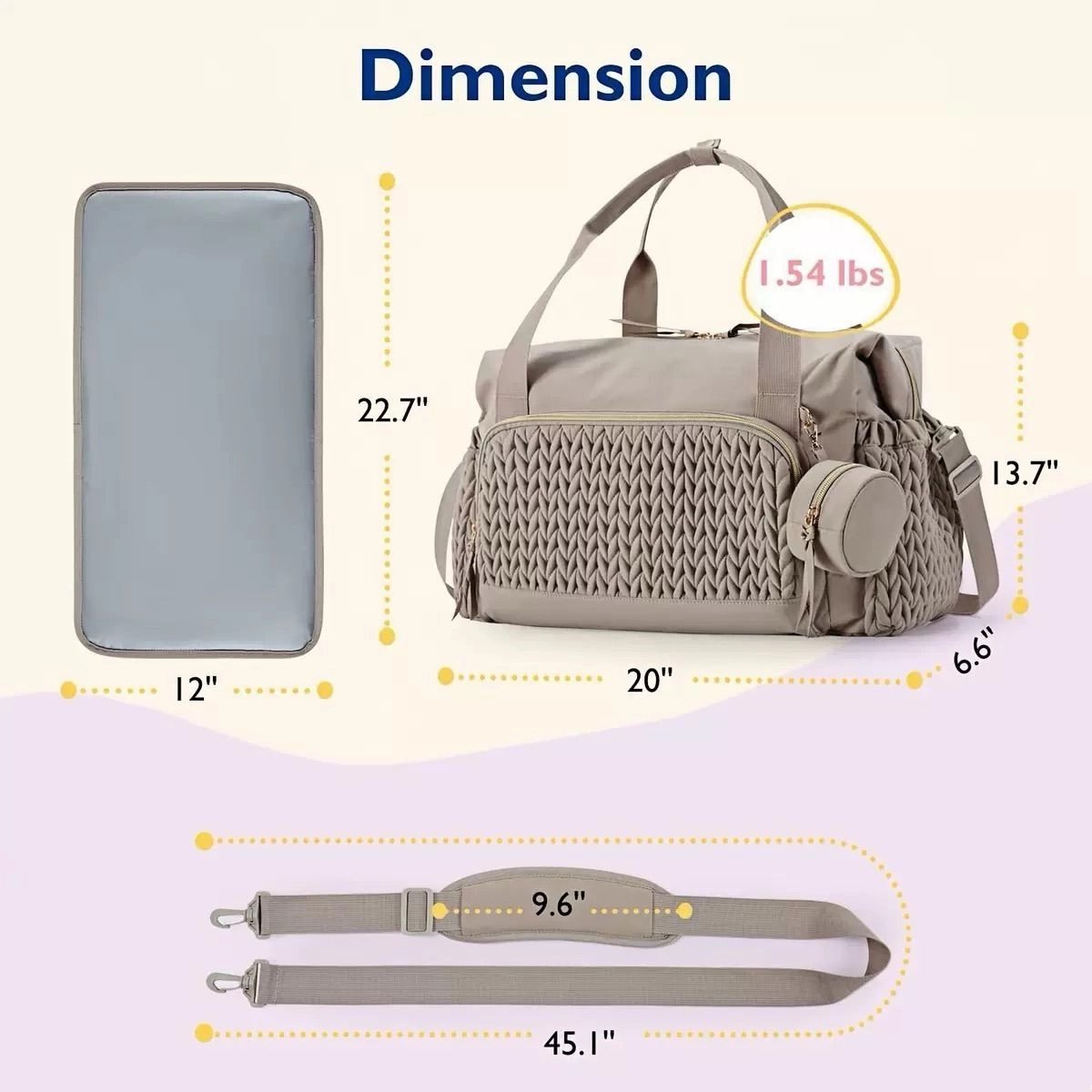 Baby Duffle Diaper bag 4