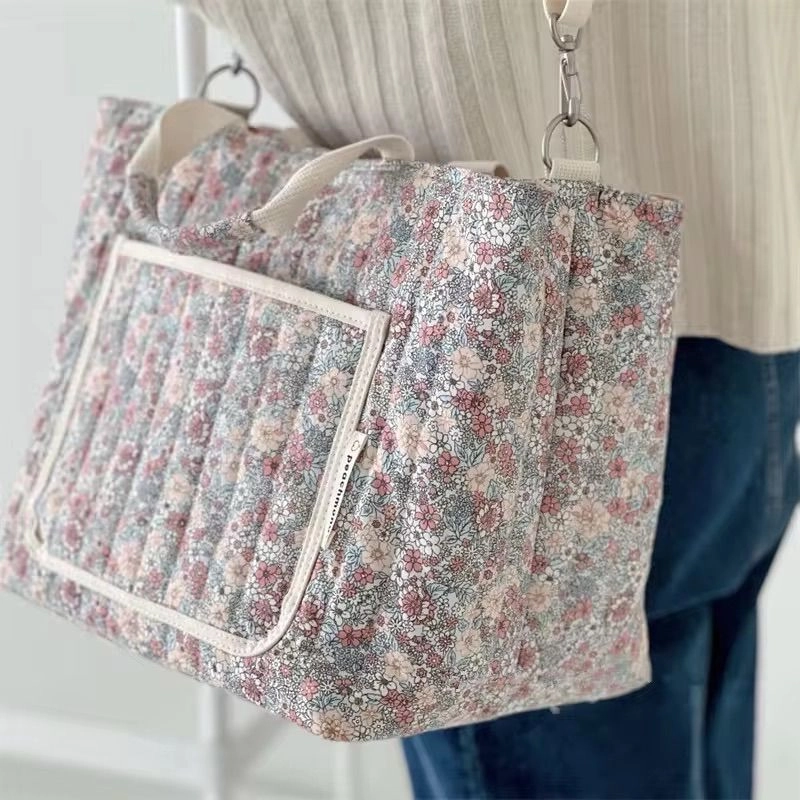 Floral Tote Diaper Bag 3