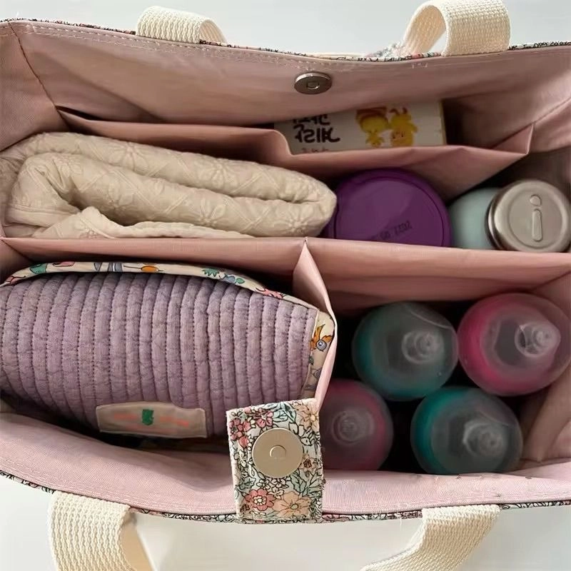 Floral Tote Diaper Bag 5