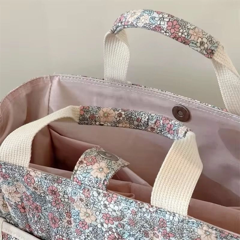 Floral Tote Diaper Bag 7