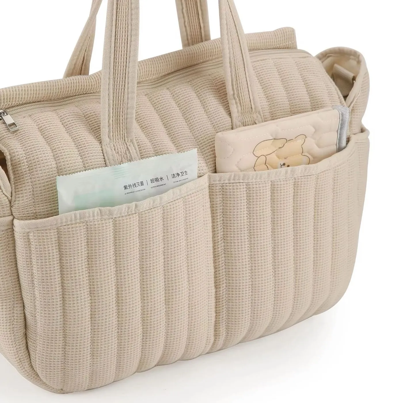 Knit Comfort Diaper Tote 2