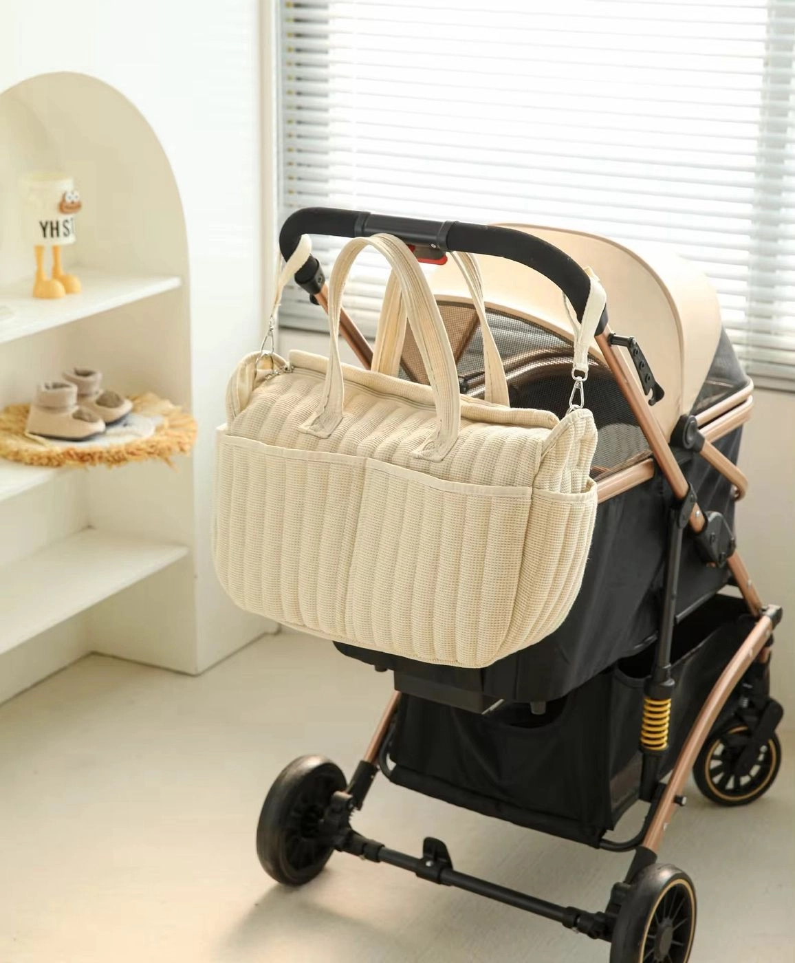Knit Comfort Diaper Tote 4