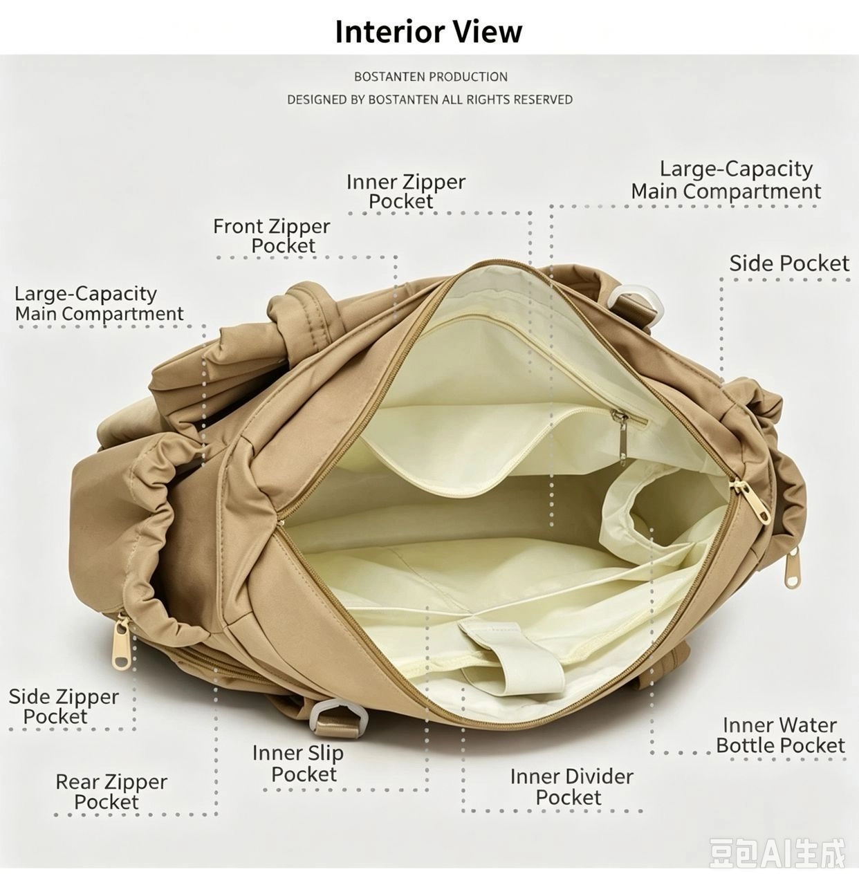 Bow Mommy Tote Diaper Bag 2