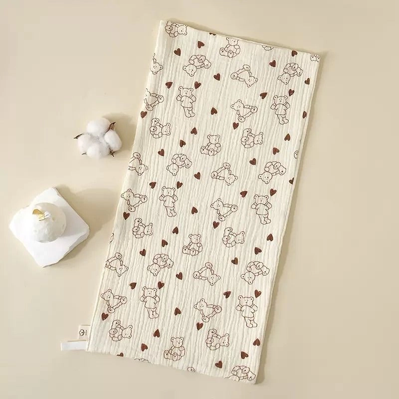 Rectangular Muslin Burp Cloth 4