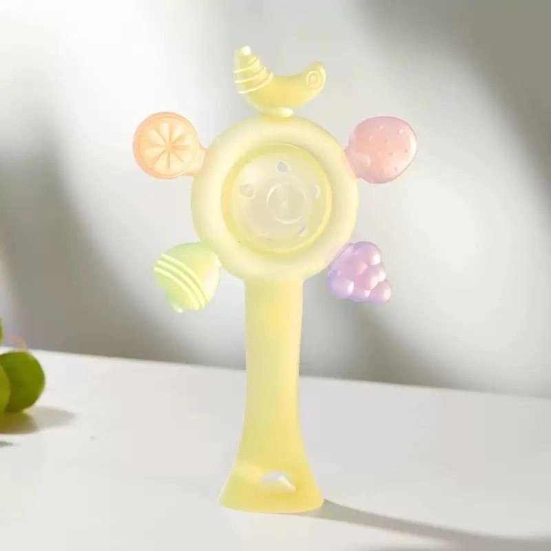 Baby Rattle Teether Food-Grade Silicone 1