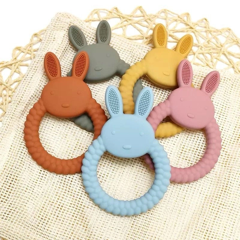 Food grade Baby teether - rabbit 1