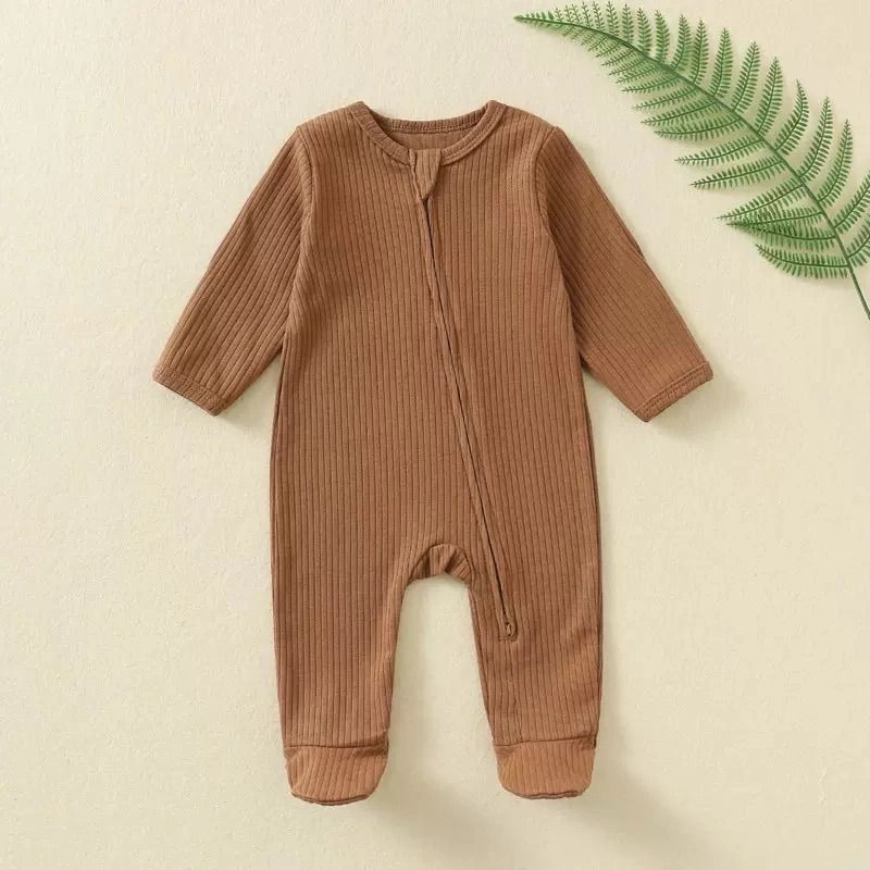 Newborn Premium Ribbed Sleepsuit 5