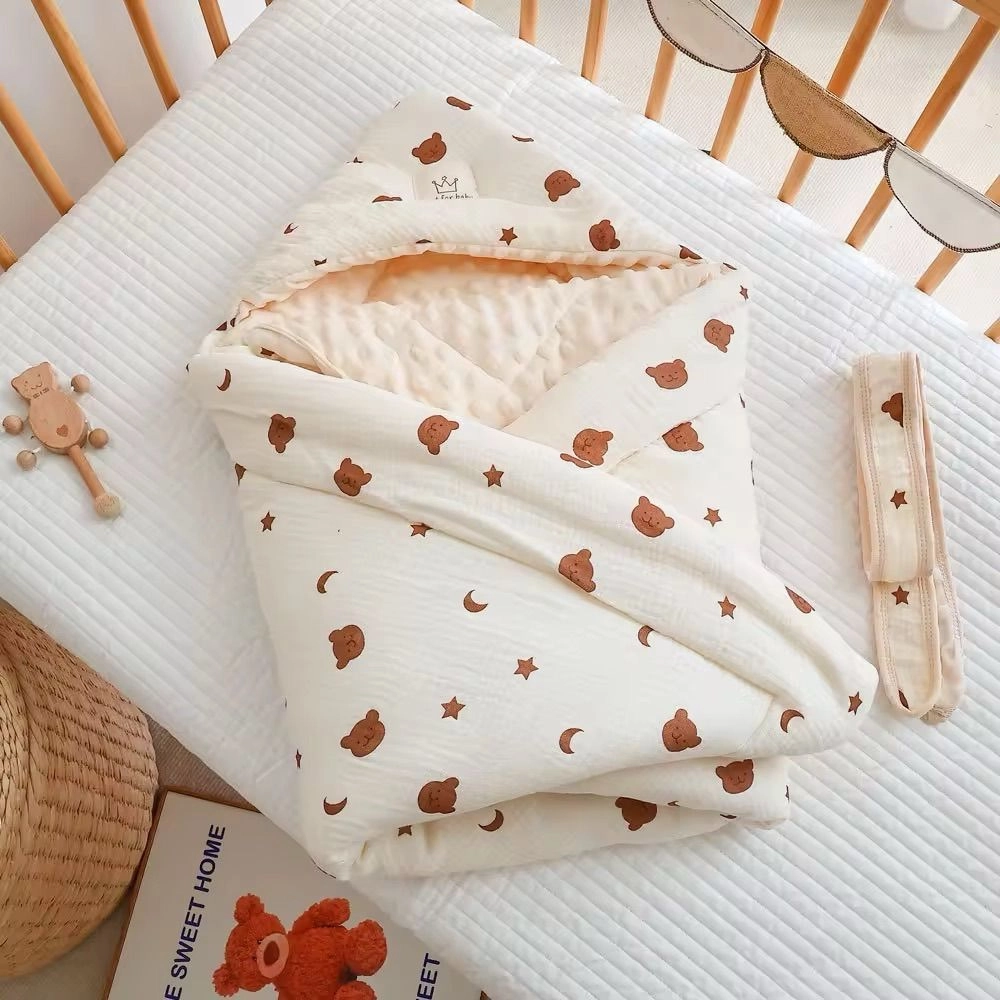 Hooded Quilted Bubble blanket 2