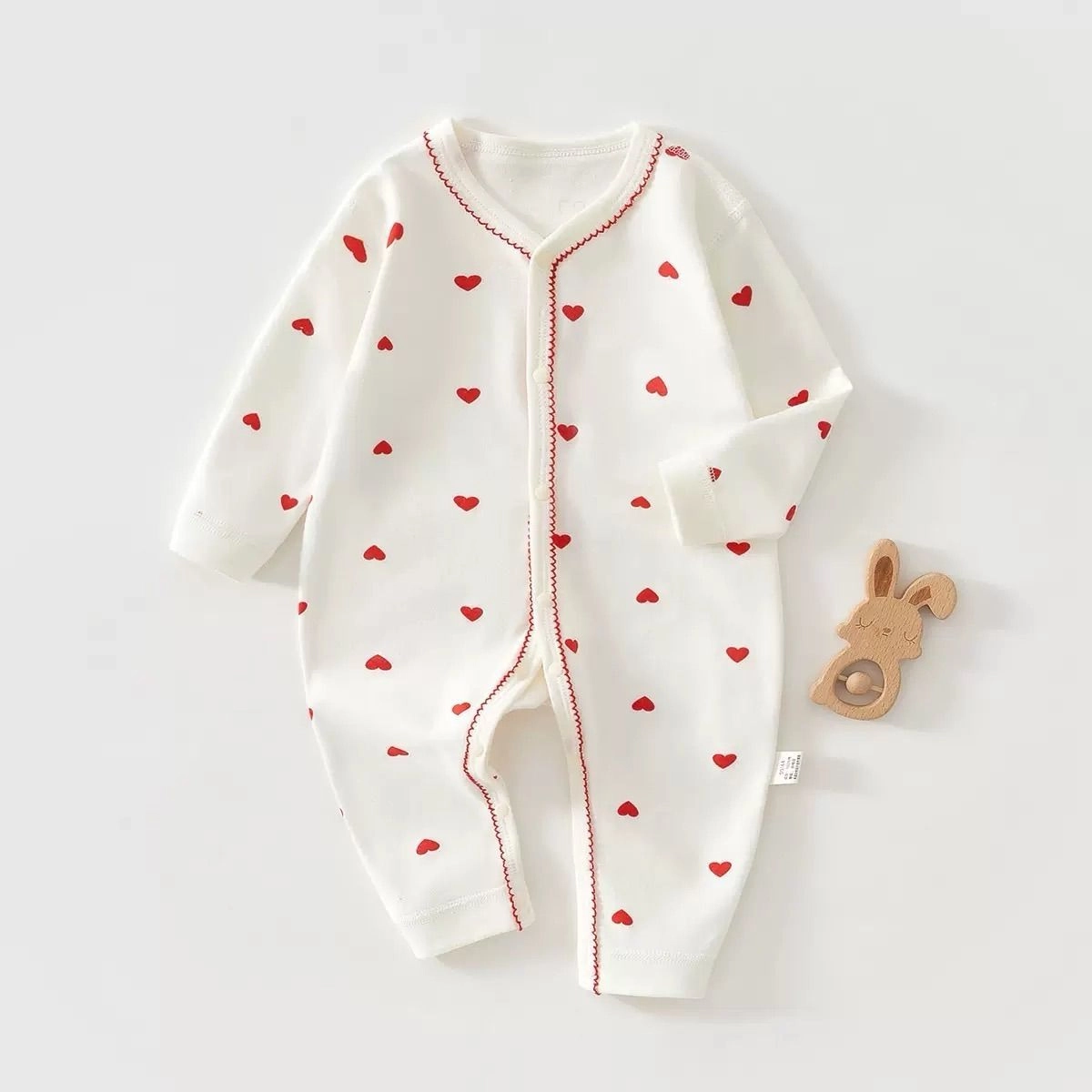 All in one Organic Cotton Spring Romper 1