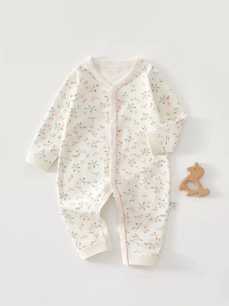 All in one Organic Cotton Spring Romper 4