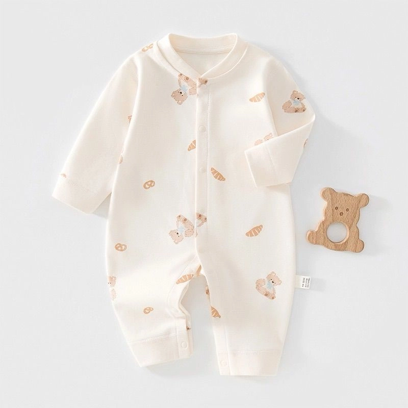 Soft Cotton Snap Romper 1