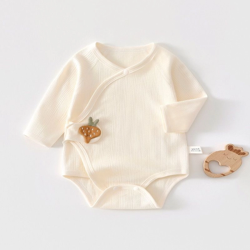 Organic cotton ribbed onesies