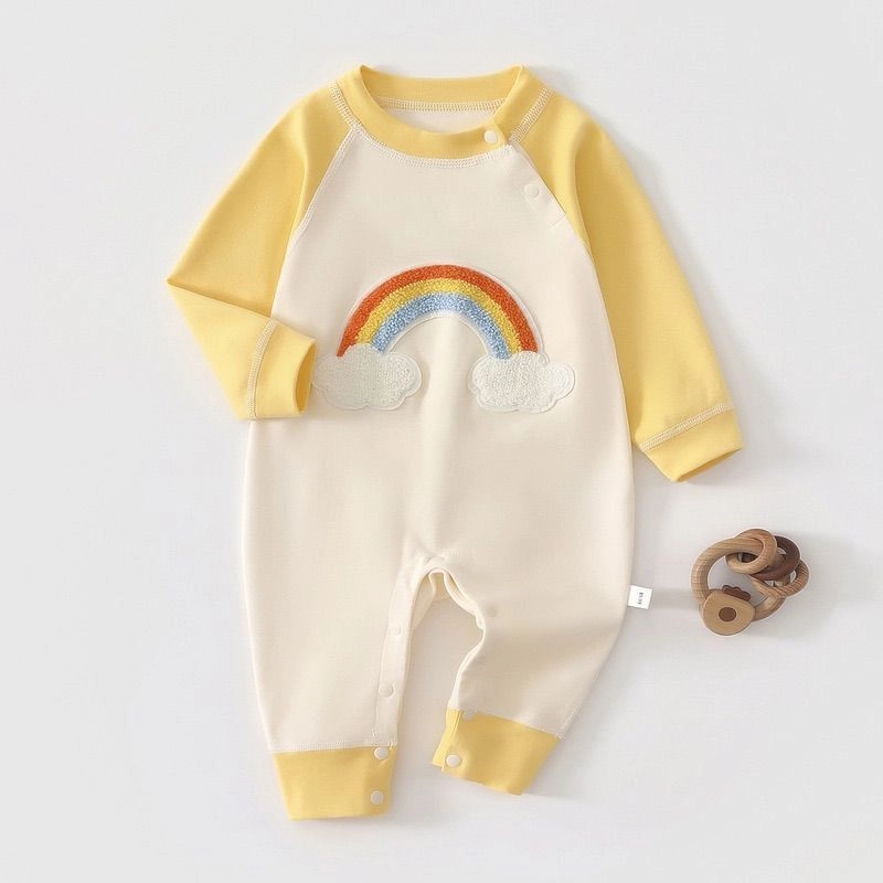 Soft Cotton Rainbow romper