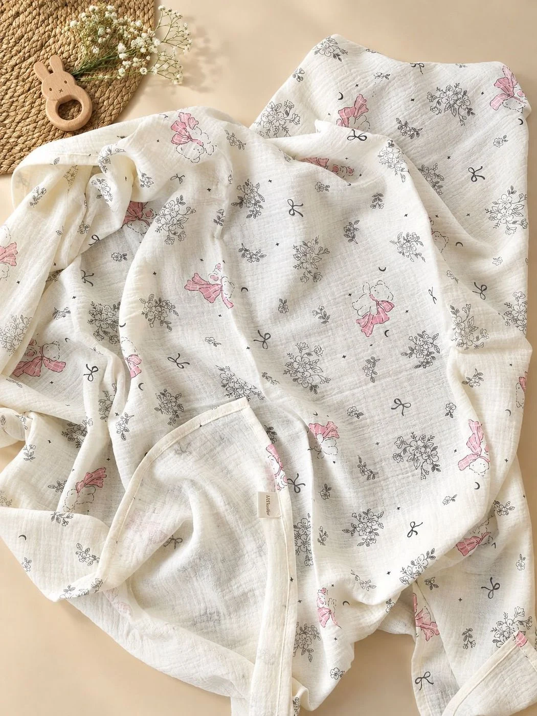 2 Layer Muslin Swaddle 7