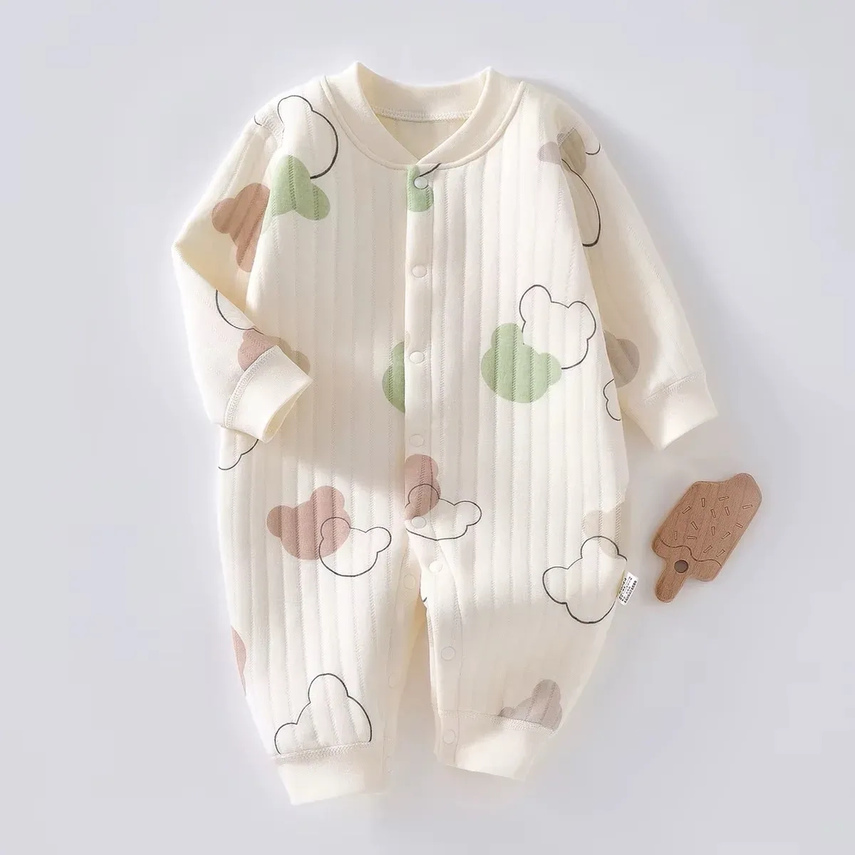 Warm Winter Cotton Padded Romper 1