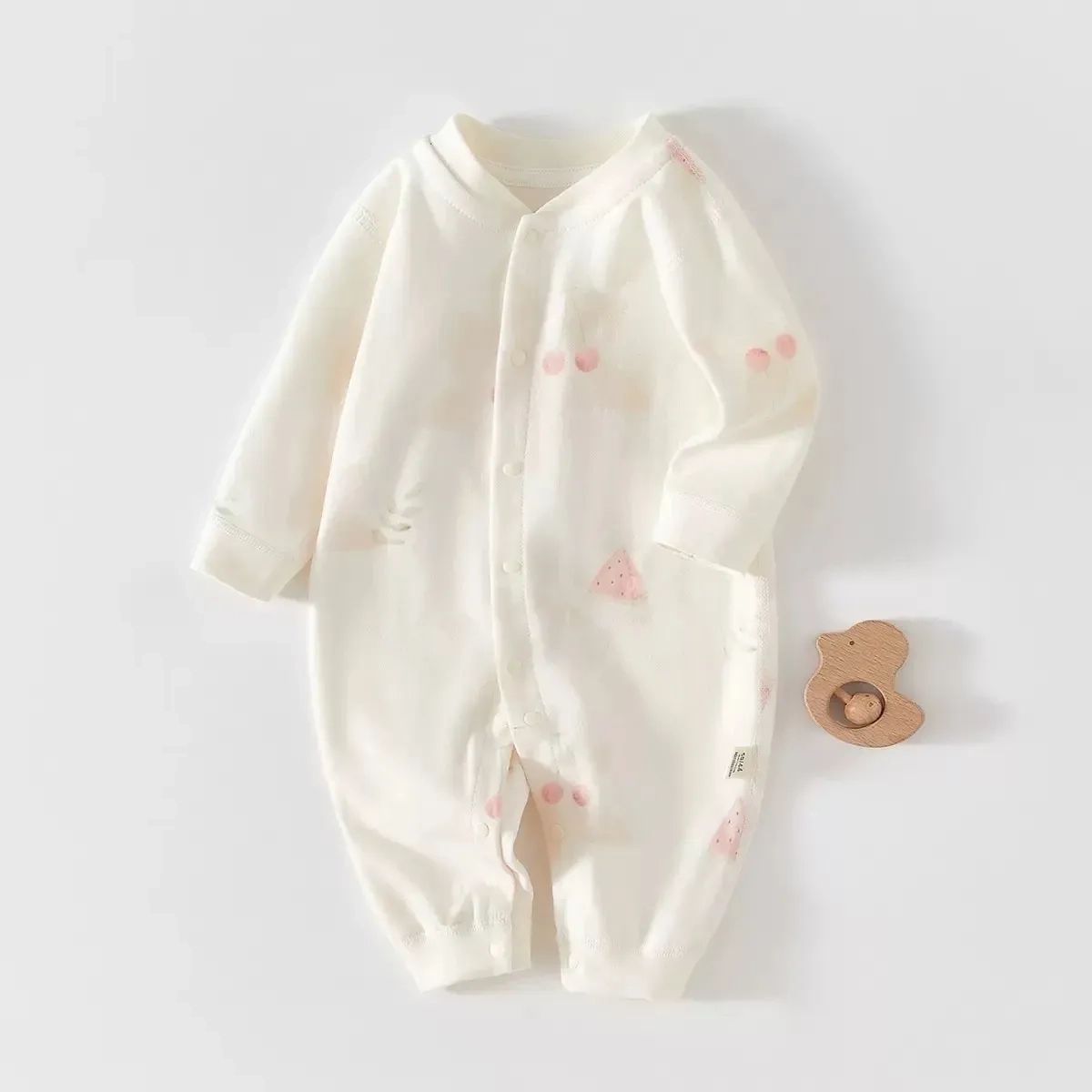 Fruit paint cherry berry romper