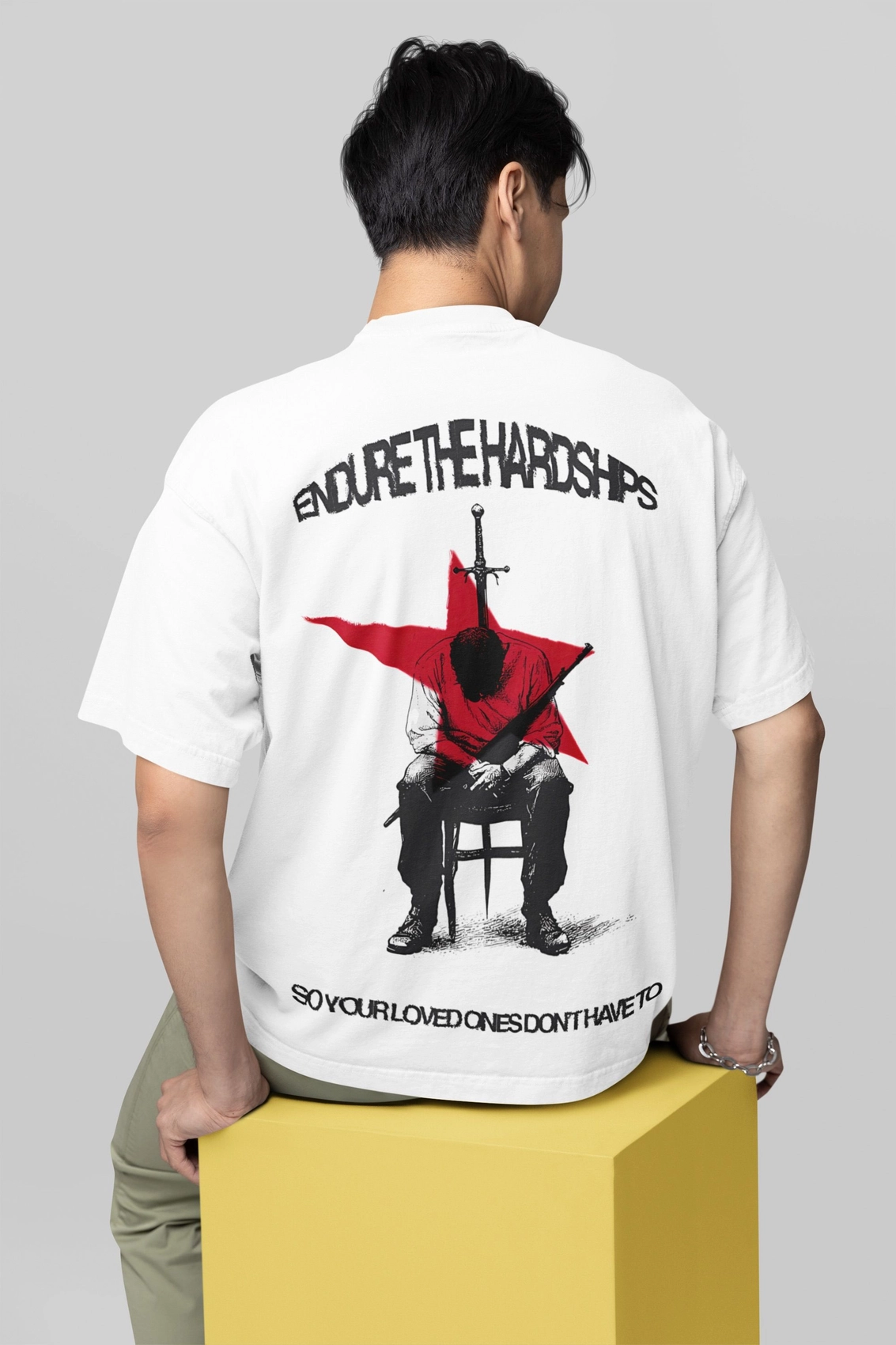 Endure Oversized Tee (white)