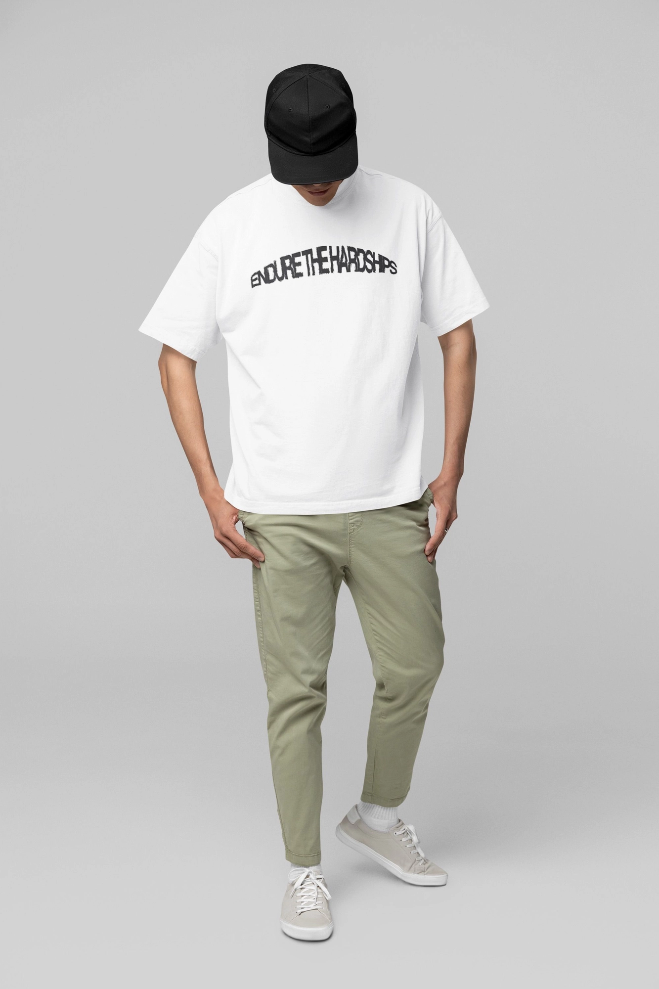 Endure Oversized Tee (white)