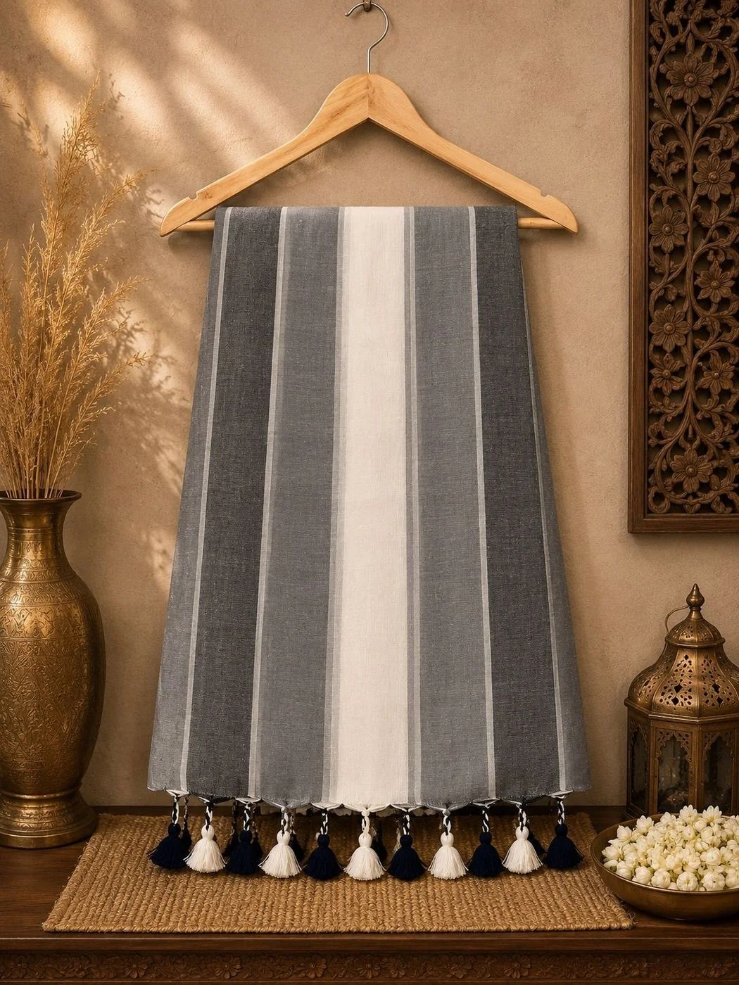 Mul Khadi Cotton Saree