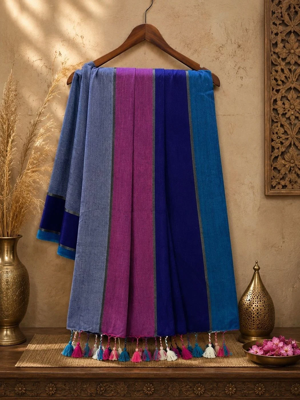 Soft Mul Khadi Cotton Saree