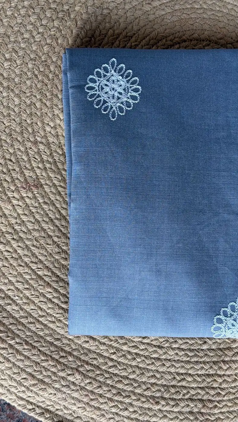 Elegant Grey Embroidered Kurti with Detachable Sleeves 7