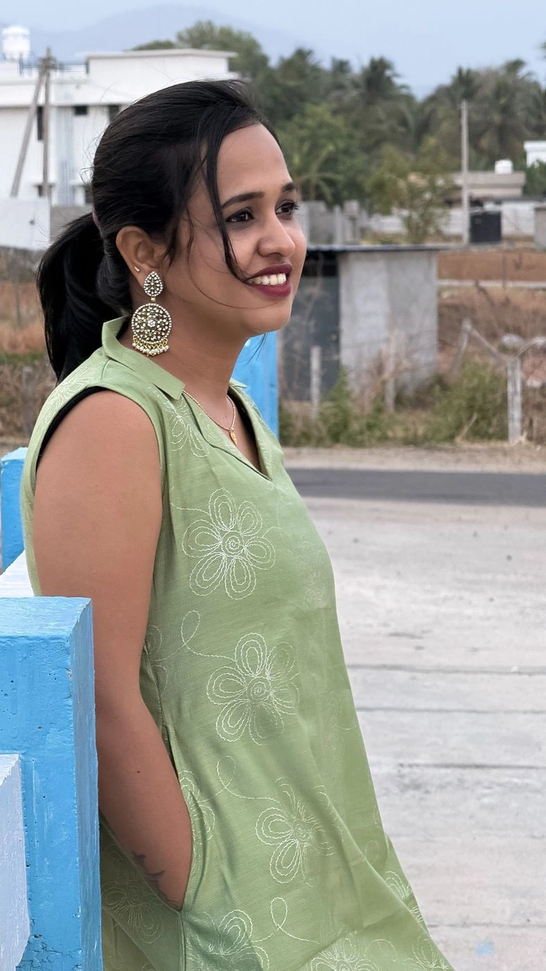 Elegant Pista Green Floral Kurti 5