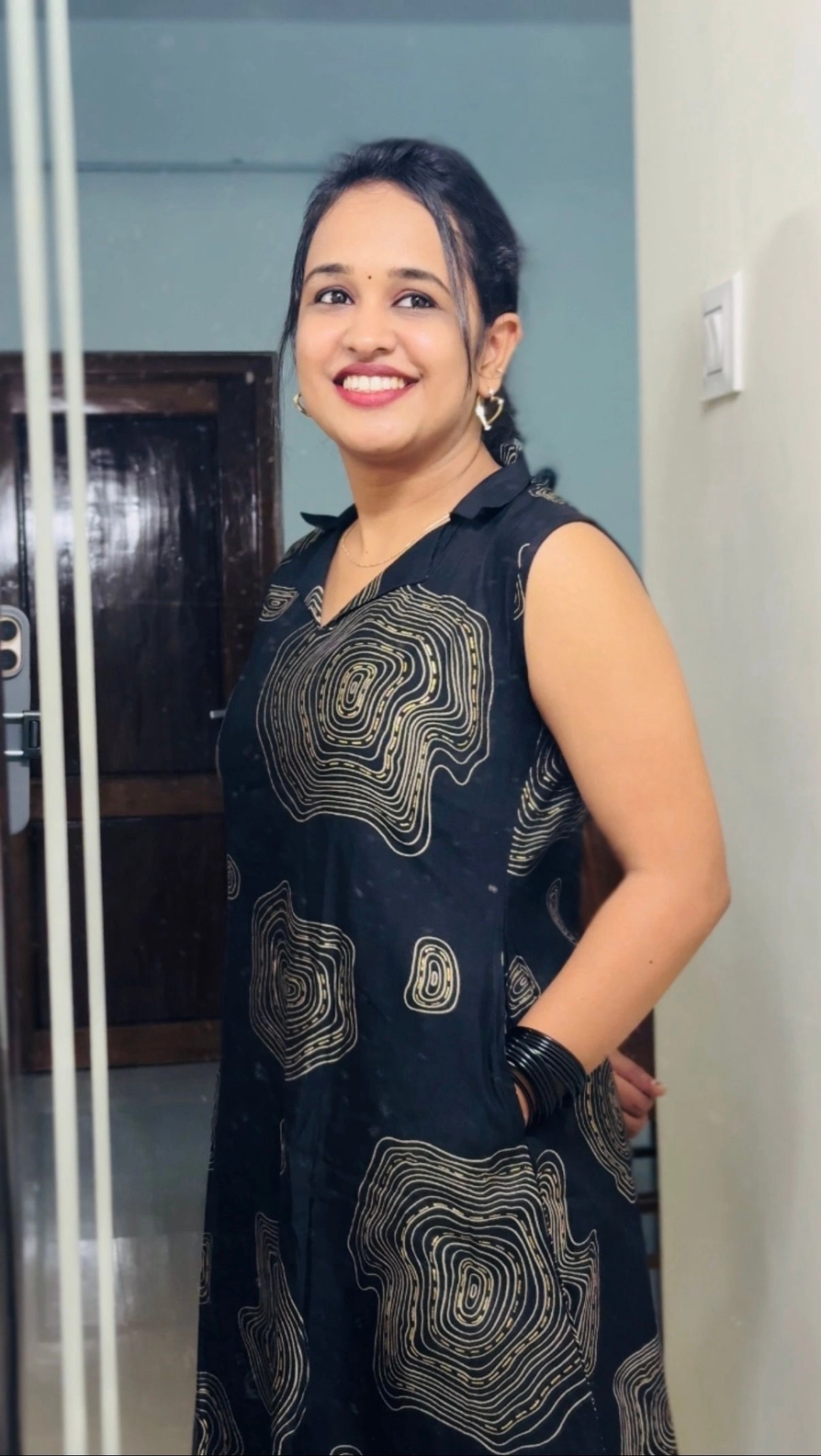 Midnight Aura Black Kurti 2