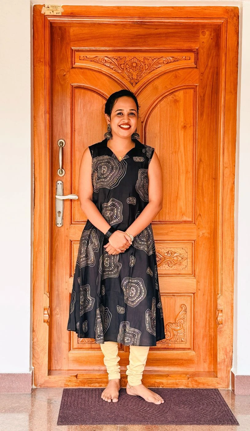 Midnight Aura Black Kurti