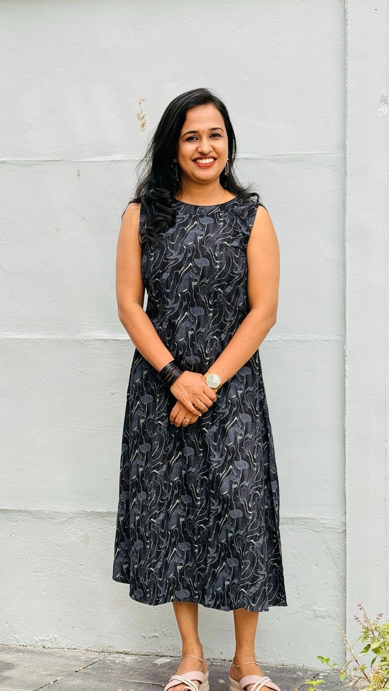 Black Super Soft Cotton Frock🖤