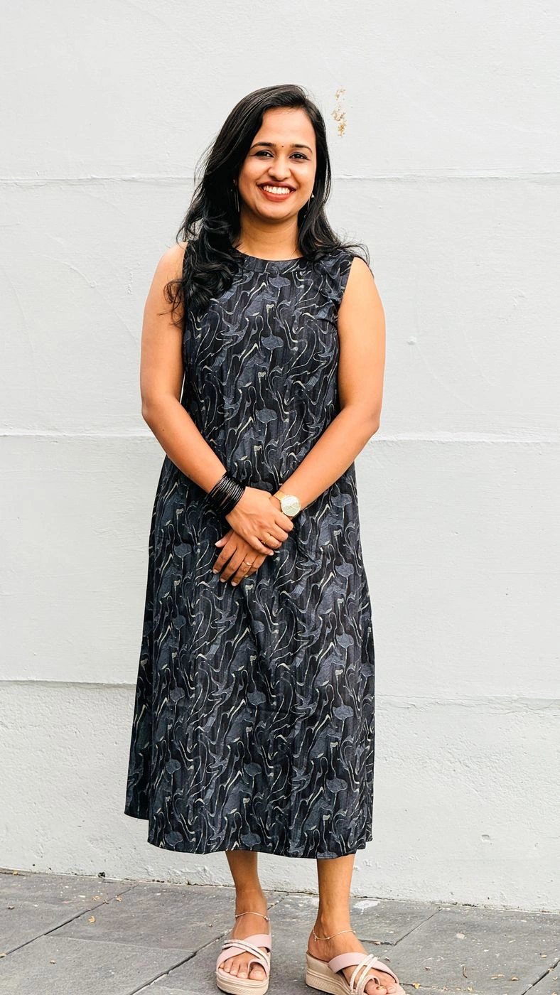 Black Super Soft Cotton Frock🖤