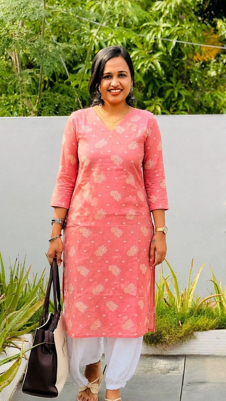 Pink Petal Kurti