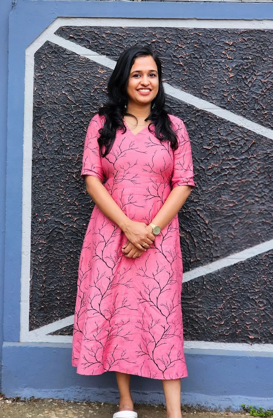 Pink Petals Comfort Frock🌸 3