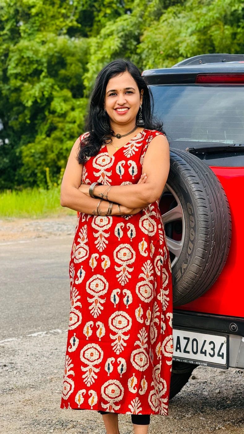 Brick Bloom Kurti