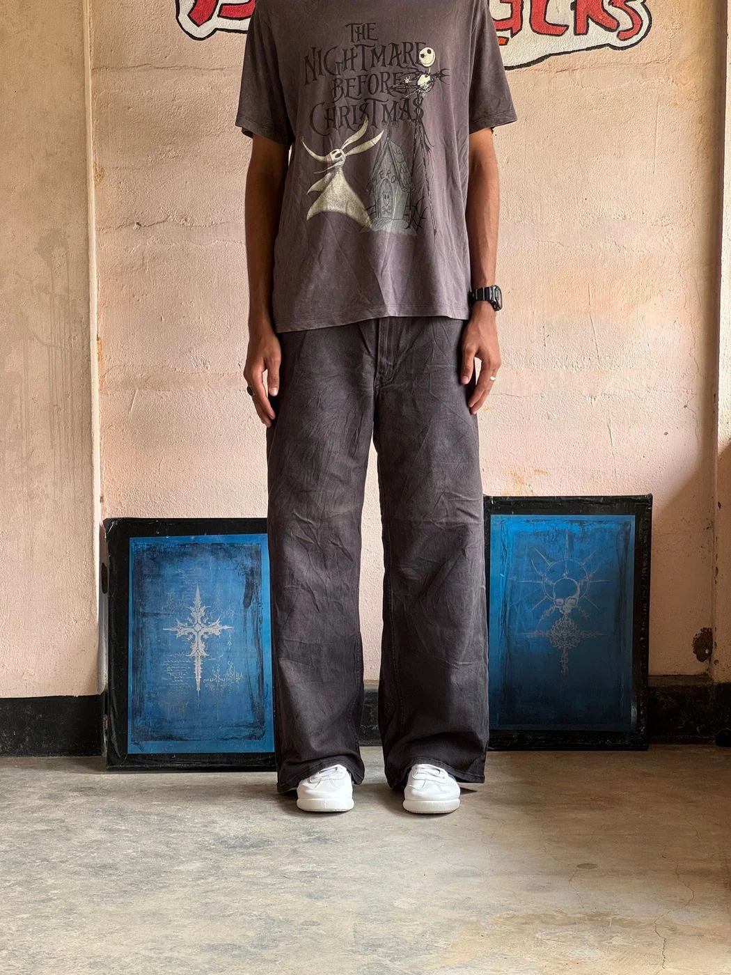 Black Denim Baggy