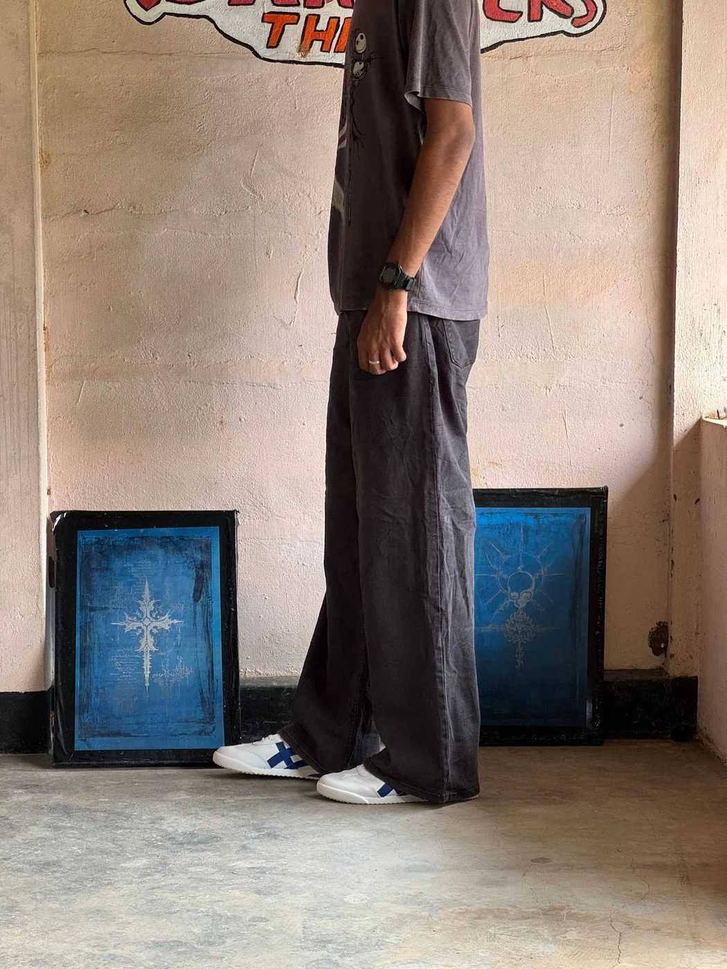 Black Denim Baggy