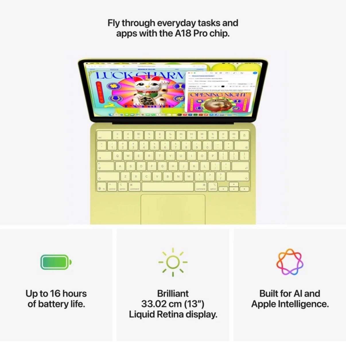 Apple Macbook Neo A18 Pro(2026) A18 Pro - (8 GB/ 256 GB SSD/Tahoe) MHFD4HN/A (13 inch,  1.23 kg) 6