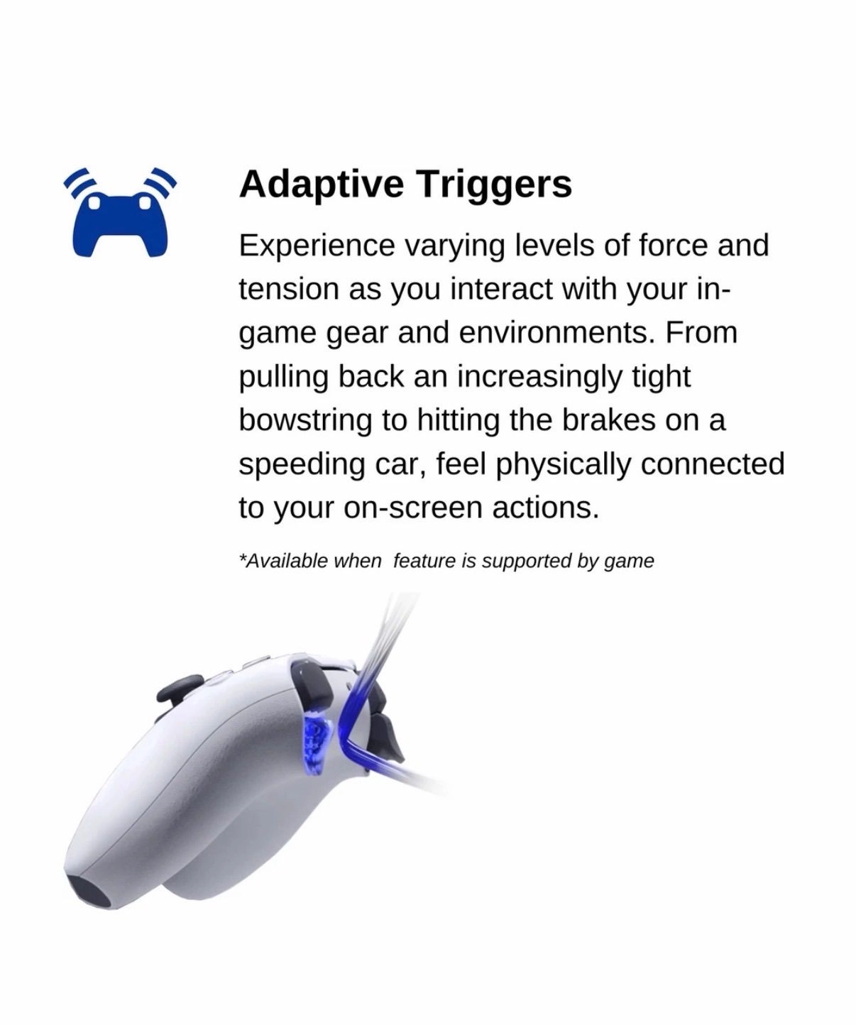 Sony PS5 DualSense Wireless Controller (White, For 5